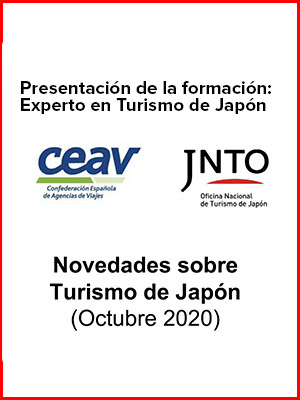 Novedades sobre Turismo de Japón (Octubre 2020)